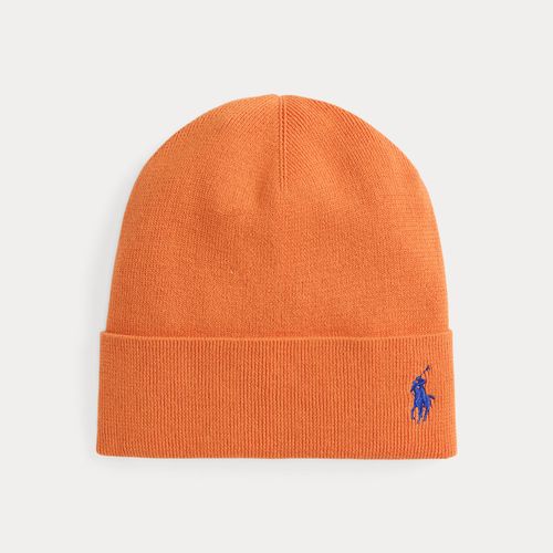 Rib-Knit Cotton Beanie - Polo Ralph Lauren - Modalova