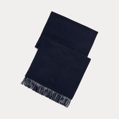 Pinstripe Cashmere-Wool Scarf - Polo Ralph Lauren - Modalova