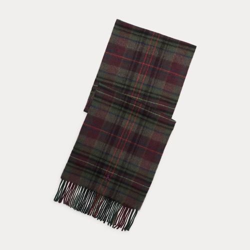 Plaid Wool-Cashmere Scarf - Polo Ralph Lauren - Modalova