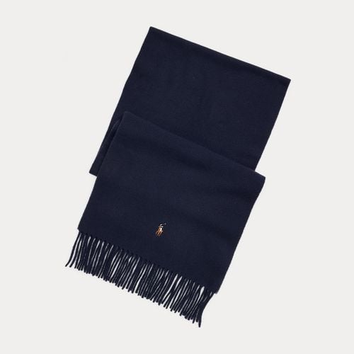 Fringe Virgin Wool Scarf - Polo Ralph Lauren - Modalova