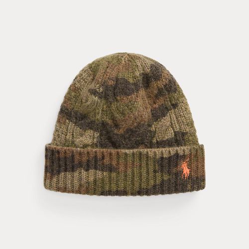 Camo Cable-Knit Wool-Blend Beanie - Polo Ralph Lauren - Modalova