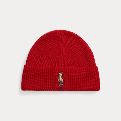 Polo Bear Rib-Knit Beanie - Polo Ralph Lauren - Modalova