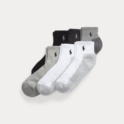 Contrast-Sole Quarter-Crew Sock 6-Pack - Polo Ralph Lauren - Modalova