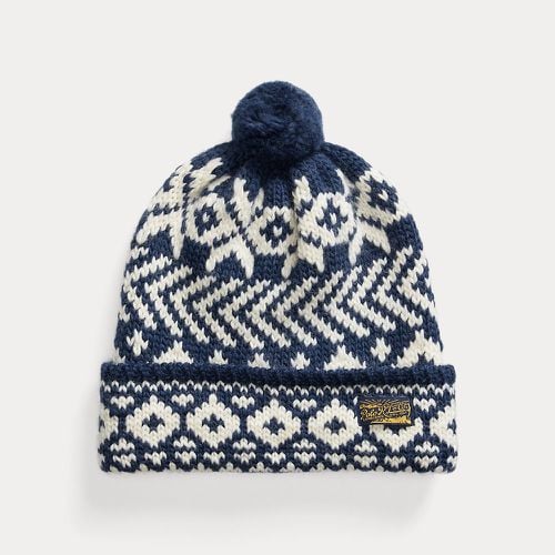 Geo-Motif Wool Pom-Pom Beanie - Polo Ralph Lauren - Modalova