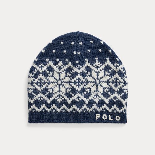 Snowflake-Motif Wool Beanie - Polo Ralph Lauren - Modalova