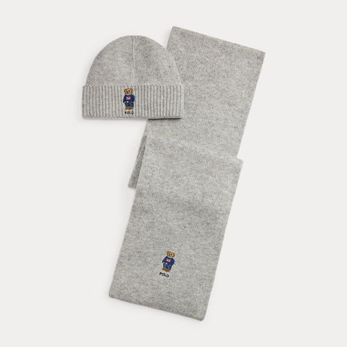 Polo Bear Beanie & Scarf Gift Set - Polo Ralph Lauren - Modalova