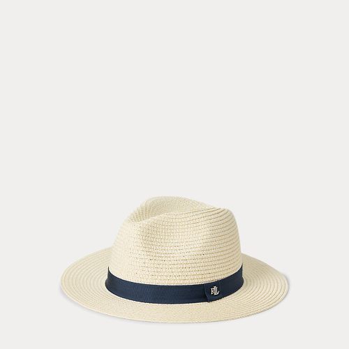 Packable Straw Fedora - Lauren - Modalova