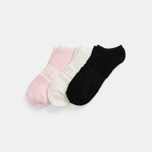 Logo Mock Rib-Knit Ankle Sock 3-Pack - Lauren - Modalova