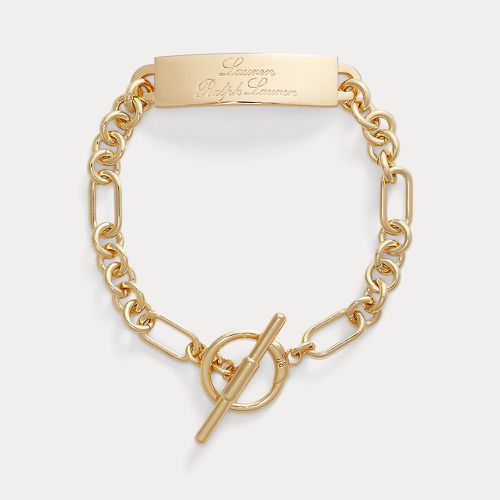 Gold-Tone Logo Flex Bracelet - Lauren - Modalova