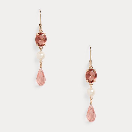 Stone & Faux-Pearl Linear Earrings - Lauren - Modalova