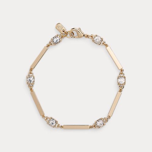 Gold-Tone Crystal Flex Bracelet - Lauren - Modalova