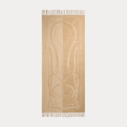 Belting-Motif Jacquard Wrap Scarf - Lauren - Modalova