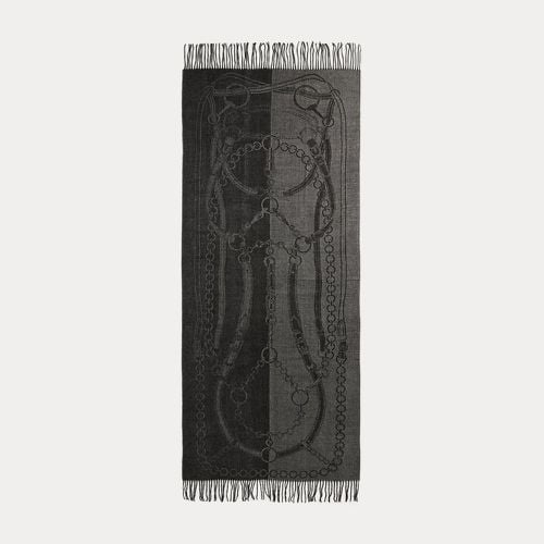 Belting-Motif Jacquard Wrap Scarf - Lauren - Modalova