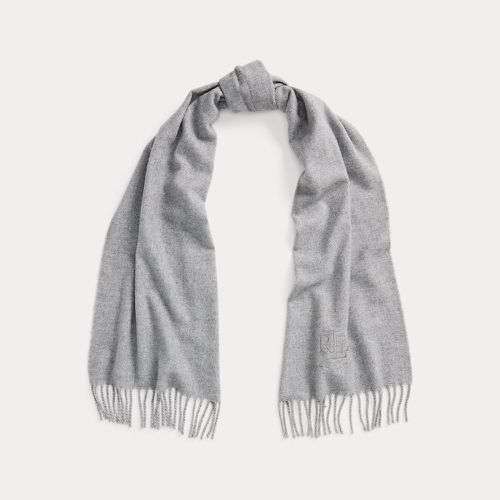 Wool-Cashmere Herringbone Scarf - Lauren - Modalova