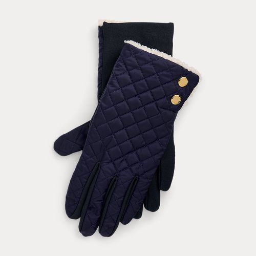 Diamond-Quilted Tech Gloves - Lauren - Modalova