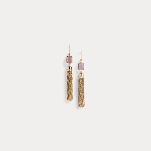 Tone Stone Huggie Drop Earrings - Lauren - Modalova