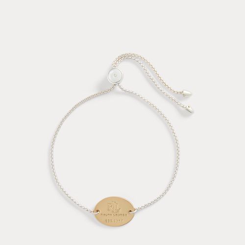 Two-Tone Logo Slider Bracelet - Lauren - Modalova