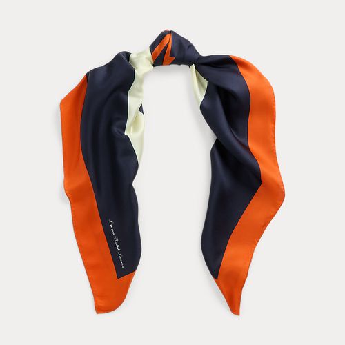 Anchor-Print Silk Twill Square Scarf - Lauren - Modalova