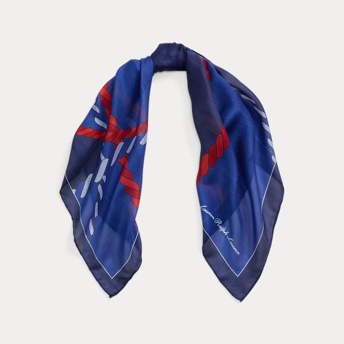 Rope-Print Square Scarf - Lauren - Modalova