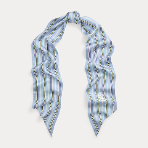 Striped Silk Scarf - Lauren - Modalova