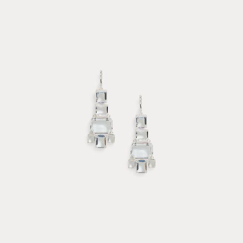 Plated Stone Chandelier Earrings - Lauren - Modalova