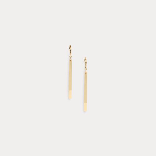 Gold-Plated Brass Linear Earrings - Lauren - Modalova