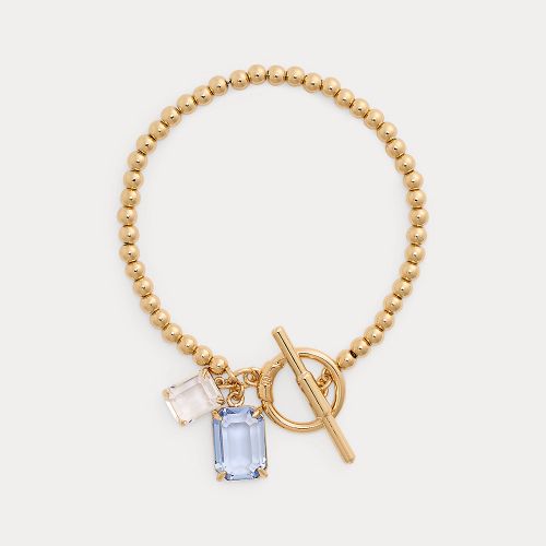 Plated Stone Beaded Flex Bracelet - Lauren - Modalova