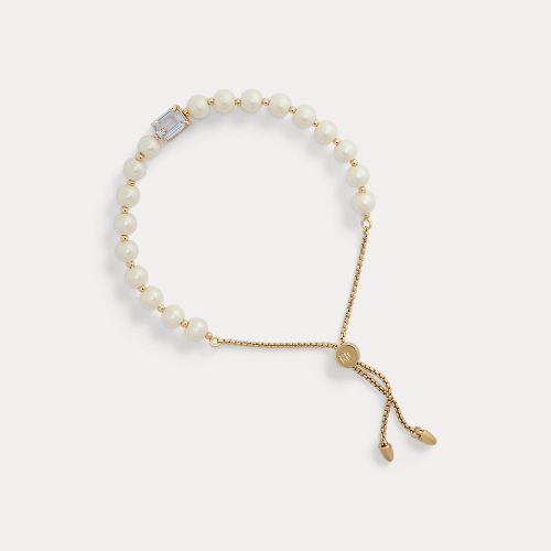 Faux-Pearl & Stone Slider Bracelet - Lauren - Modalova