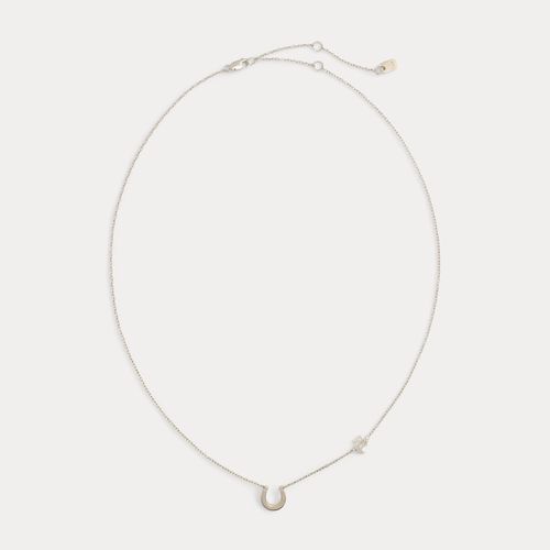 Sterling Horseshoe Logo Necklace - Ralph Lauren - Modalova