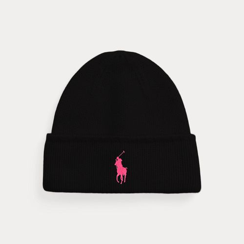 Pink Pony Merino Wool Beanie - Polo Ralph Lauren - Modalova