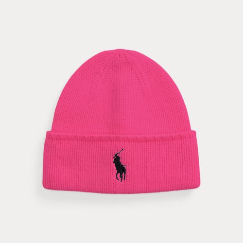 Pink Pony Merino Wool Beanie - Polo Ralph Lauren - Modalova