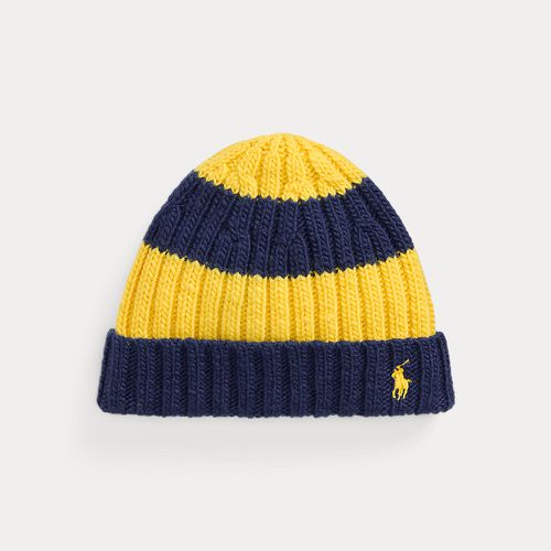 Rib-Knit Wool Rugby Beanie - Polo Ralph Lauren - Modalova