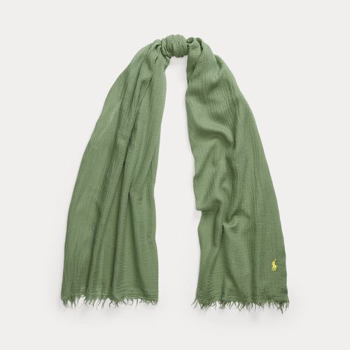 Fringe-Trim Scarf - Polo Ralph Lauren - Modalova