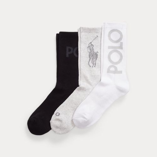 Logo Crew Sock 3-Pack - Polo Ralph Lauren - Modalova