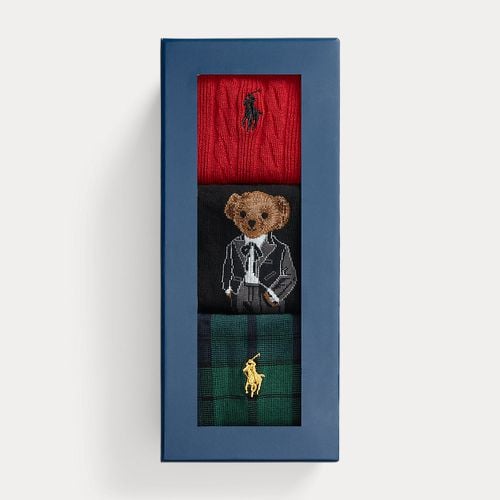 Polo Bear Trouser Sock 3-Pack Gift Set - Polo Ralph Lauren - Modalova