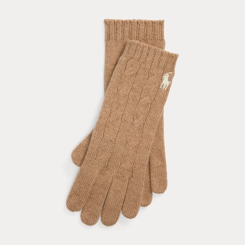 Cable-Knit Wool-Cashmere Gloves - Polo Ralph Lauren - Modalova