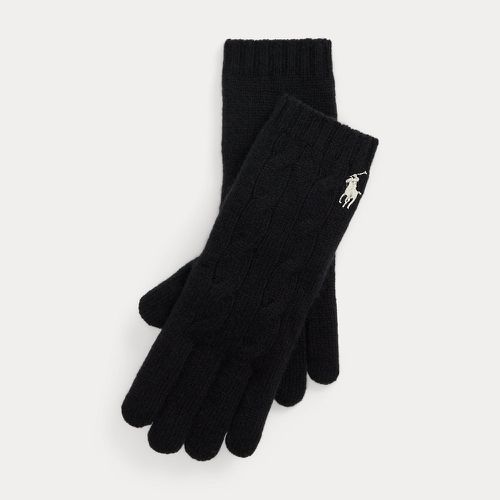 Cable-Knit Wool-Cashmere Gloves - Polo Ralph Lauren - Modalova