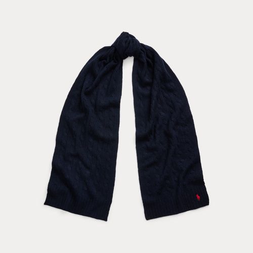 Cable-Knit Wool-Cashmere Scarf - Polo Ralph Lauren - Modalova