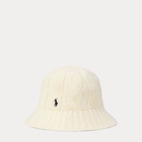 Cable-Knit Wool-Blend Bucket Hat - Polo Ralph Lauren - Modalova