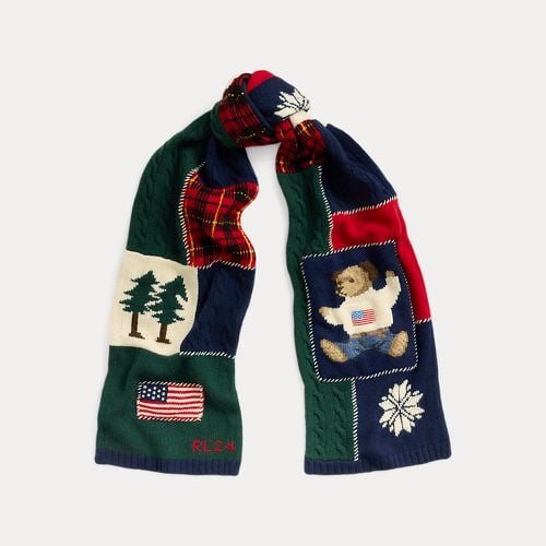 Multi-Patchwork Wool-Blend Scarf - Polo Ralph Lauren - Modalova