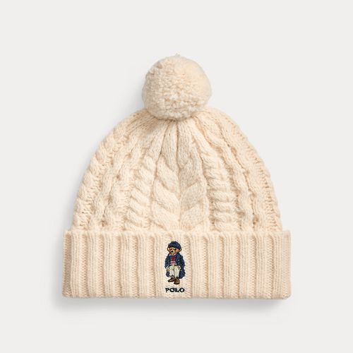 Polo Bear Cable Pom-Pom Beanie - Polo Ralph Lauren - Modalova