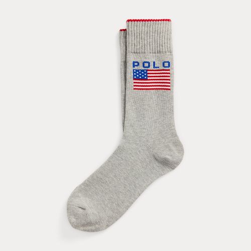 Logo Flag Crew Socks - Polo Ralph Lauren - Modalova