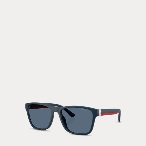 Striped-Temple Square Sunglasses - Polo Ralph Lauren - Modalova