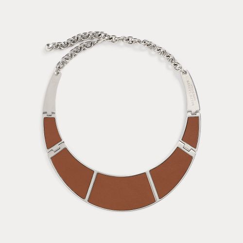 Inset-Wood Plaque Necklace - Collection - Modalova