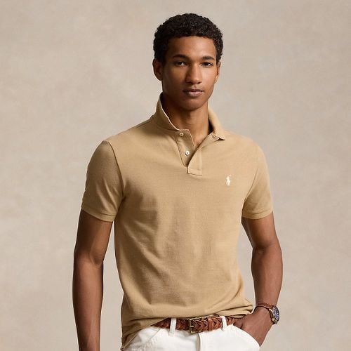 Slim Fit Mesh Polo Shirt - Polo Ralph Lauren - Modalova