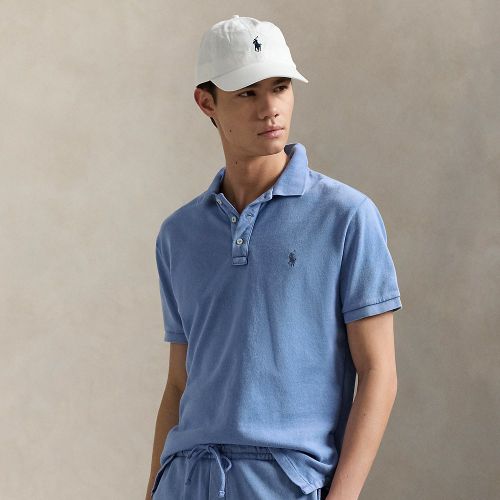 Custom Slim Fit Spa Terry Polo Shirt - Polo Ralph Lauren - Modalova