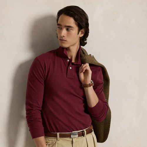 Slim Fit Mesh Long-Sleeve Polo Shirt - Polo Ralph Lauren - Modalova