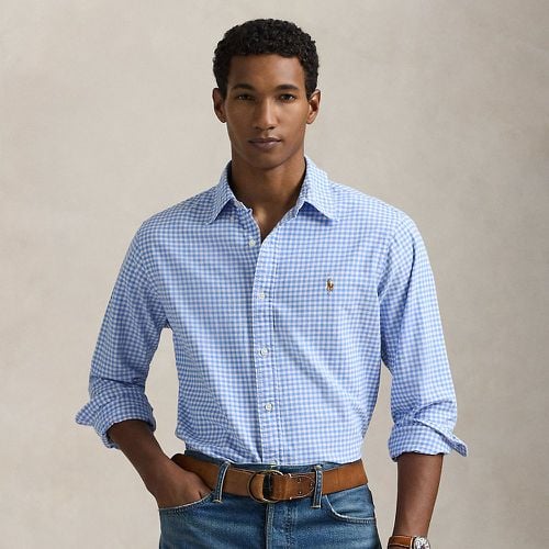 Custom Fit Gingham Oxford Shirt - Polo Ralph Lauren - Modalova