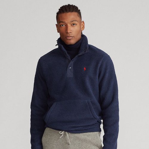 Brushed Fleece Mockneck Pullover - Polo Ralph Lauren - Modalova