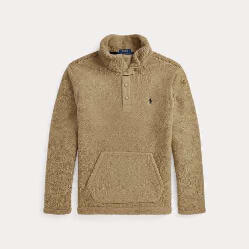 Brushed Fleece Mockneck Pullover - Polo Ralph Lauren - Modalova